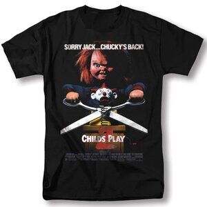 Chucky Child's Play 90s Holloween Horror Movie Graphic Design T-Shirt 249
